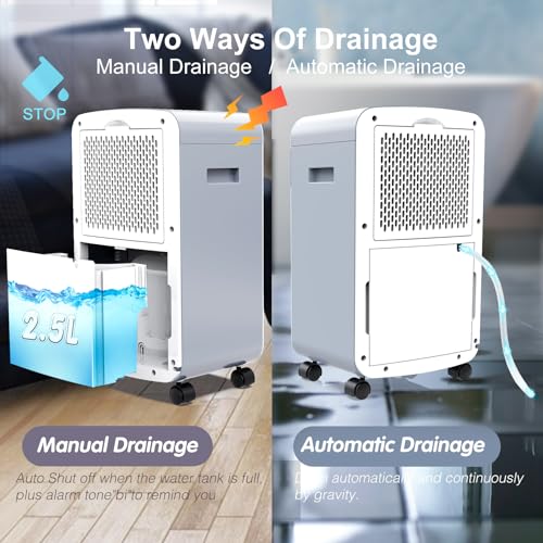 Dehumidifier, EEIEER 10L/Day Dehumidifiers