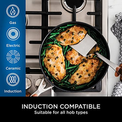 Ninja Stainless Steel Cookware 3-Piece Saucepan Set