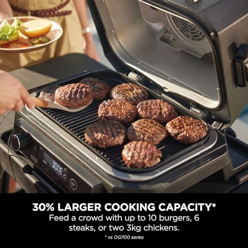 Ninja Woodfire Pro XL Electric BBQ Grill & Smoker with Digital Probe