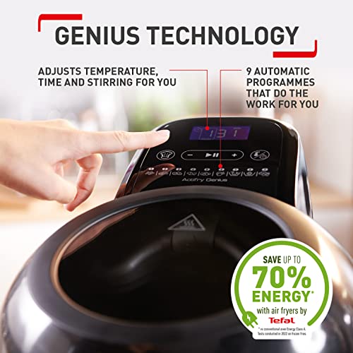 Tefal ActiFry Genius Health Air Fryer, Black