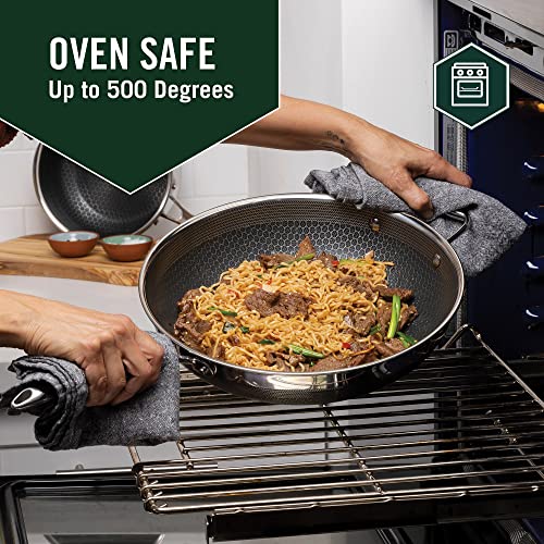 HexClad Hybrid Nonstick Wok