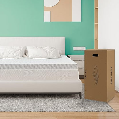 CHUN YI 3 inch Thick Single Memory Foam Mattress Topper