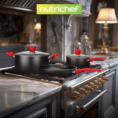 NutriChef 21-Piece Nonstick Cookware Set