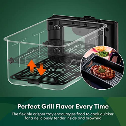 CHEFREE Dual Air Fryer, 8L Family Sized