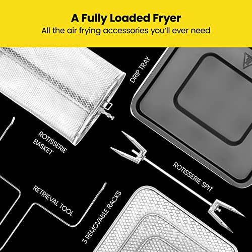 CHEFMAN Multifunctional Digital Air Fryer+ Rotisserie