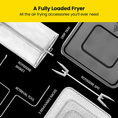 CHEFMAN Multifunctional Digital Air Fryer+ Rotisserie