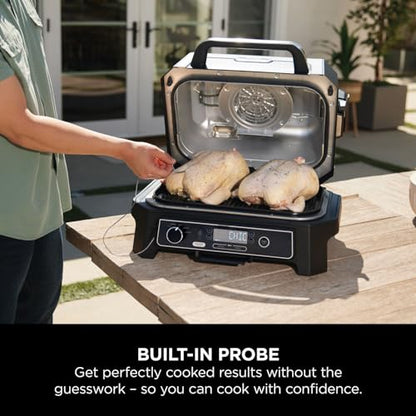 Ninja Woodfire Pro XL Electric BBQ Grill & Smoker with Digital Probe