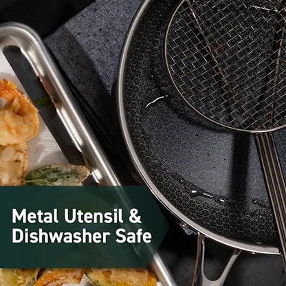 HexClad Hybrid Nonstick Frying Pan
