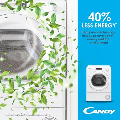 Candy Smart Pro CSOEH9A2DE80 Freestanding Heat Pump Tumble Dryer
