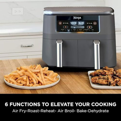 Ninja DZ201 Foodi 6-in-1 2-Basket Air Fryer