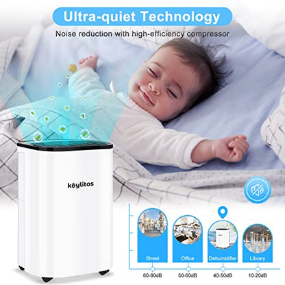 Keylitos 12L Day Dehumidifiers