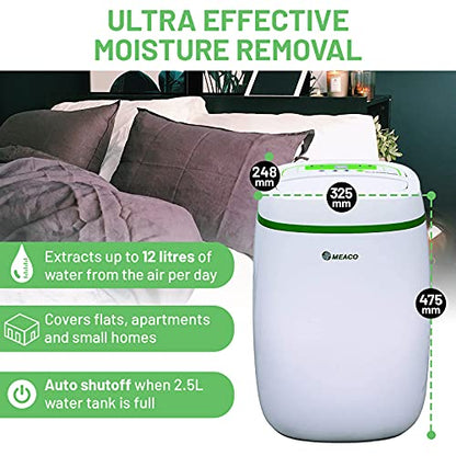 Meaco 12L Low Energy Dehumidifier and Air Purifier