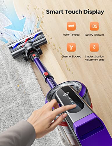 BuTure Cordless Vacuum Cleaner, 38 Kpa Powerful Stick Vacuum