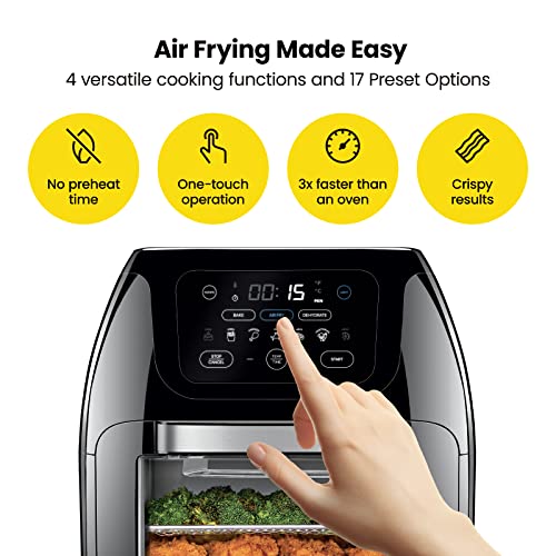CHEFMAN Multifunctional Digital Air Fryer+ Rotisserie