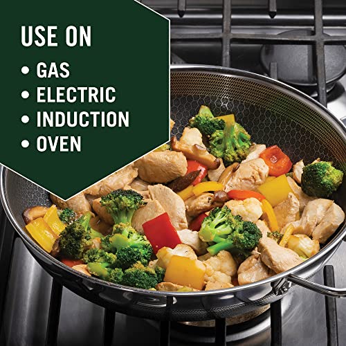 HexClad Hybrid Nonstick Wok