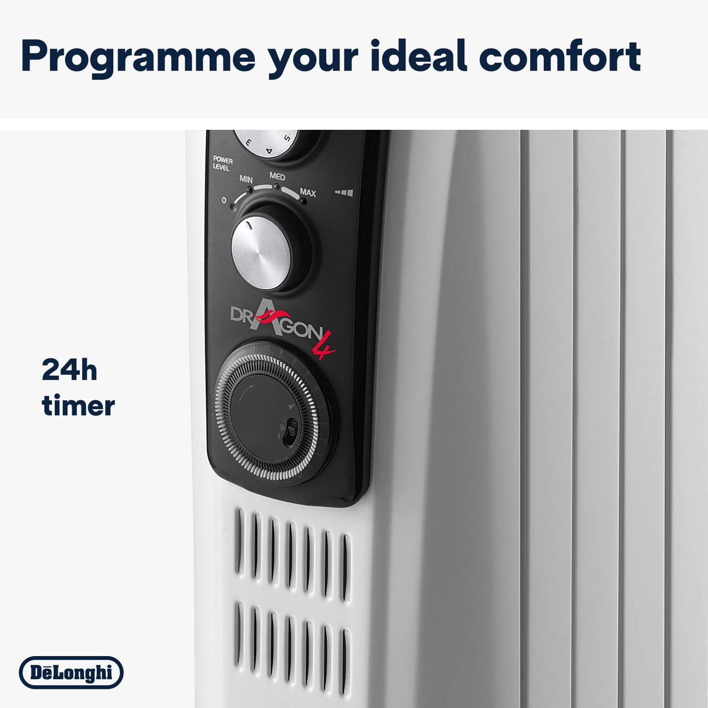 De'Longhi Dragon 4 Oil Filled Radiator