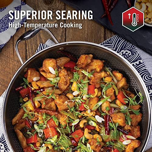 HexClad Hybrid Nonstick Wok