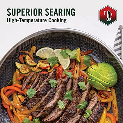 HexClad Hybrid Nonstick Frying Pan