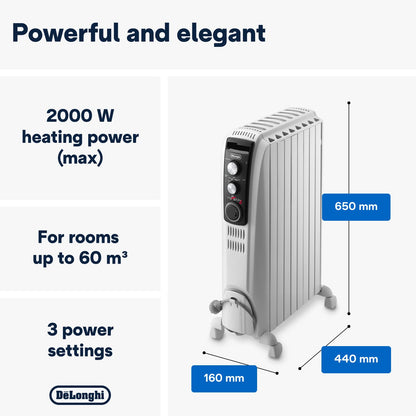 De'Longhi Dragon 4 Oil Filled Radiator