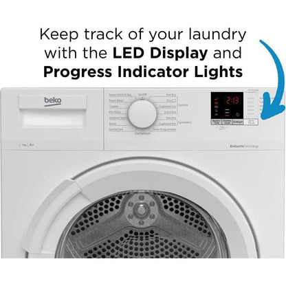 Beko 7Kg Heat Pump Tumble Dryer - White - A+ Rated