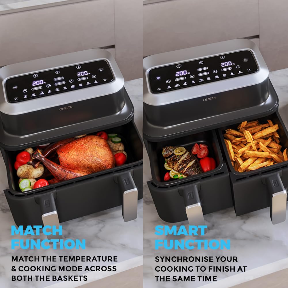 Ometa 9L Dual Air Fryer