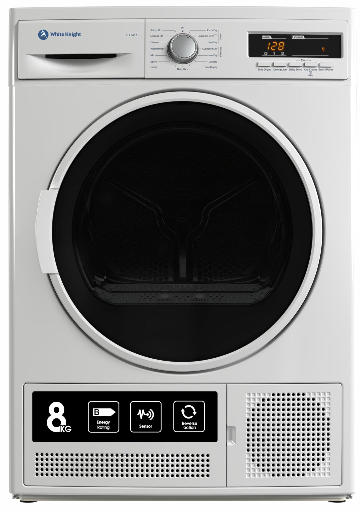 White Knight Condenser Sensor Tumble Dryer