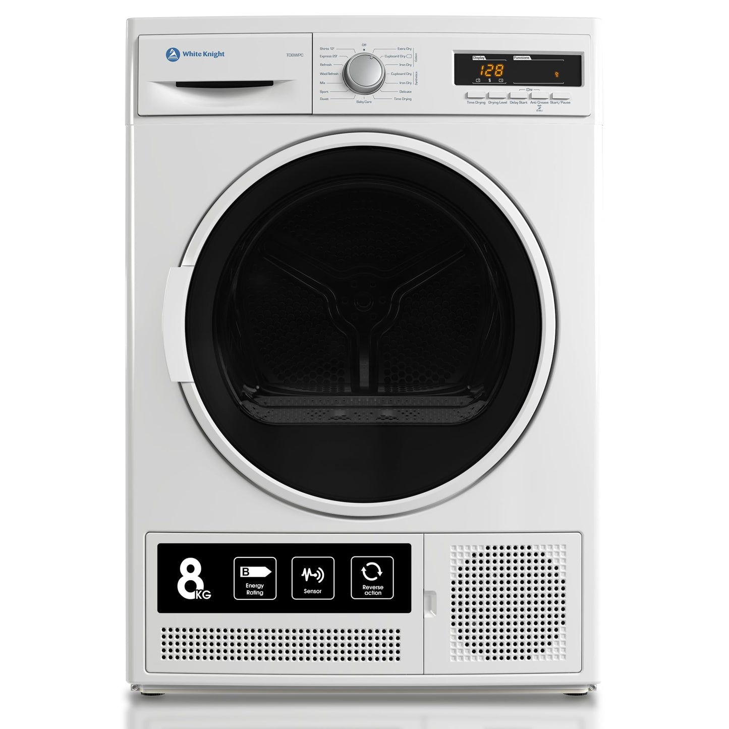 White Knight Condenser Sensor Tumble Dryer
