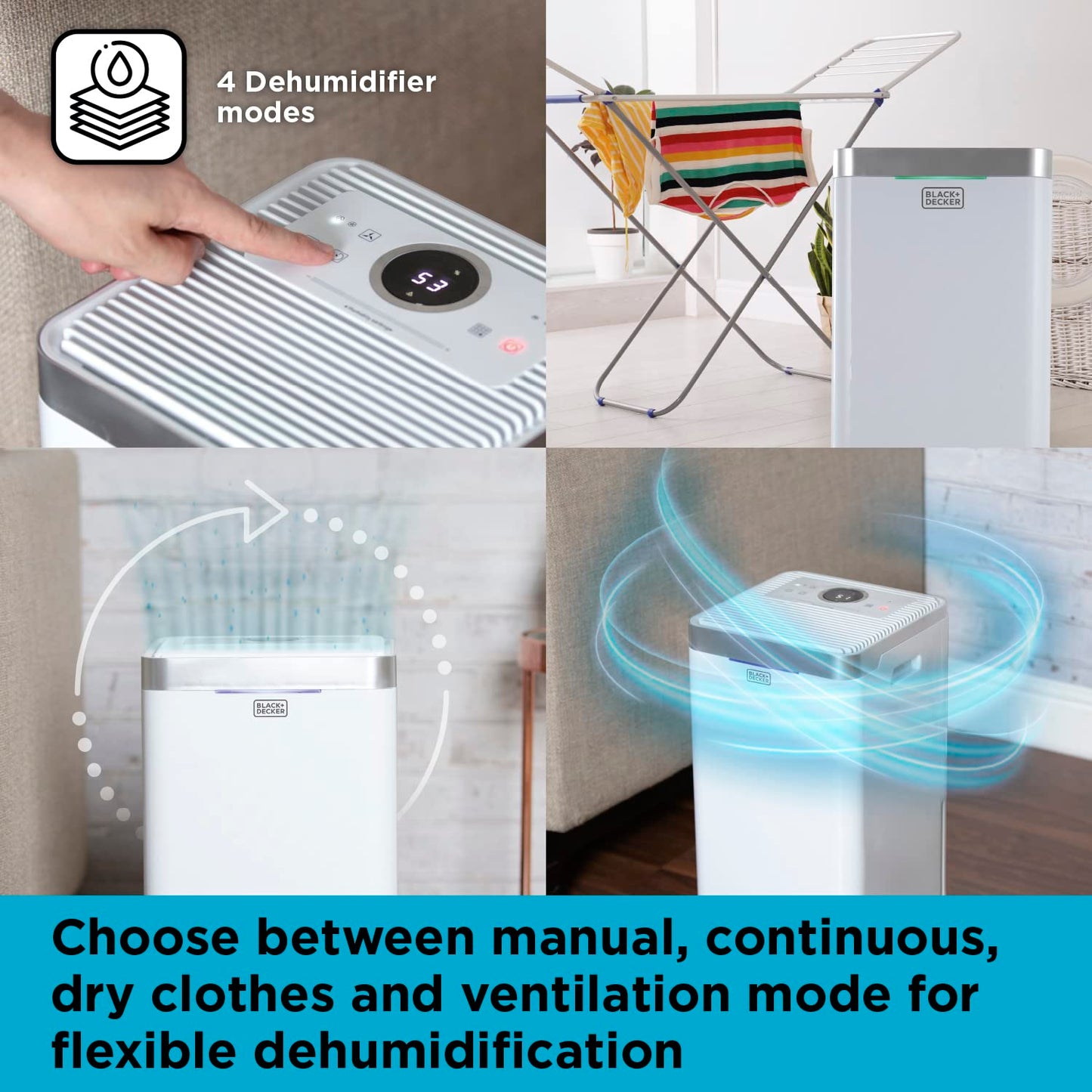 BLACK+DECKER  12 Litre Dehumidifier