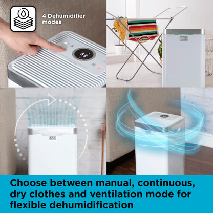 BLACK+DECKER  12 Litre Dehumidifier