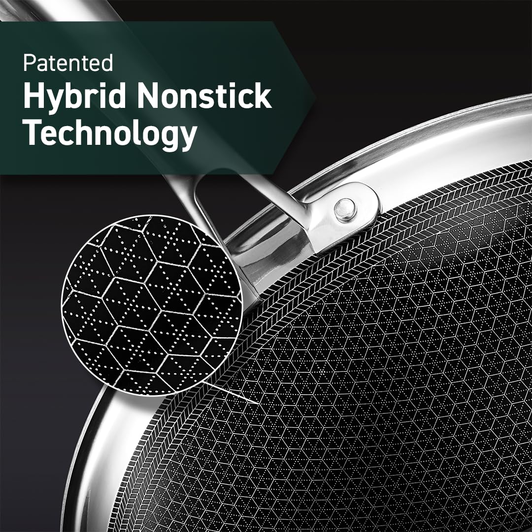 HexClad Hybrid Nonstick Wok