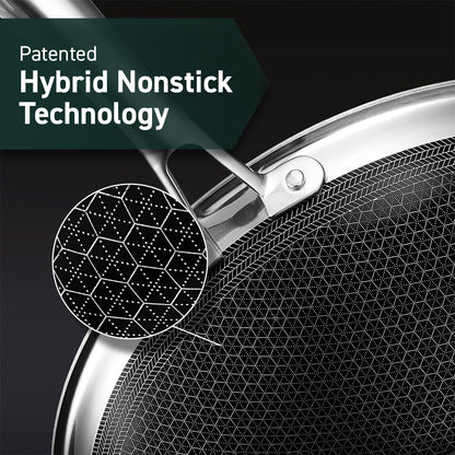 HexClad Hybrid Nonstick Wok