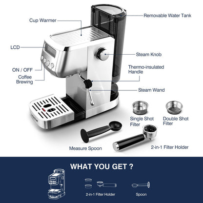 AMZCHEF 20 Bar Espresso Coffee Machines