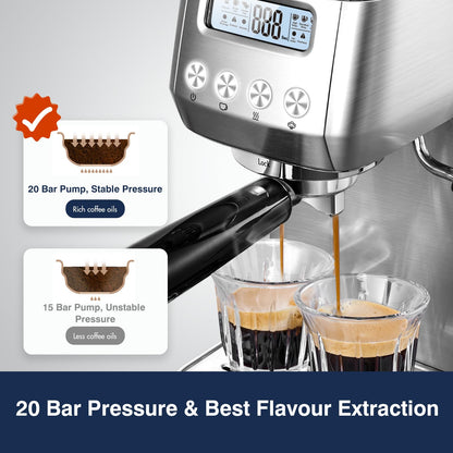AMZCHEF 20 Bar Espresso Coffee Machines