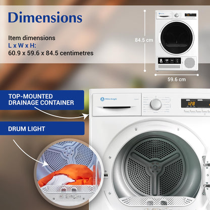 White Knight Condenser Sensor Tumble Dryer