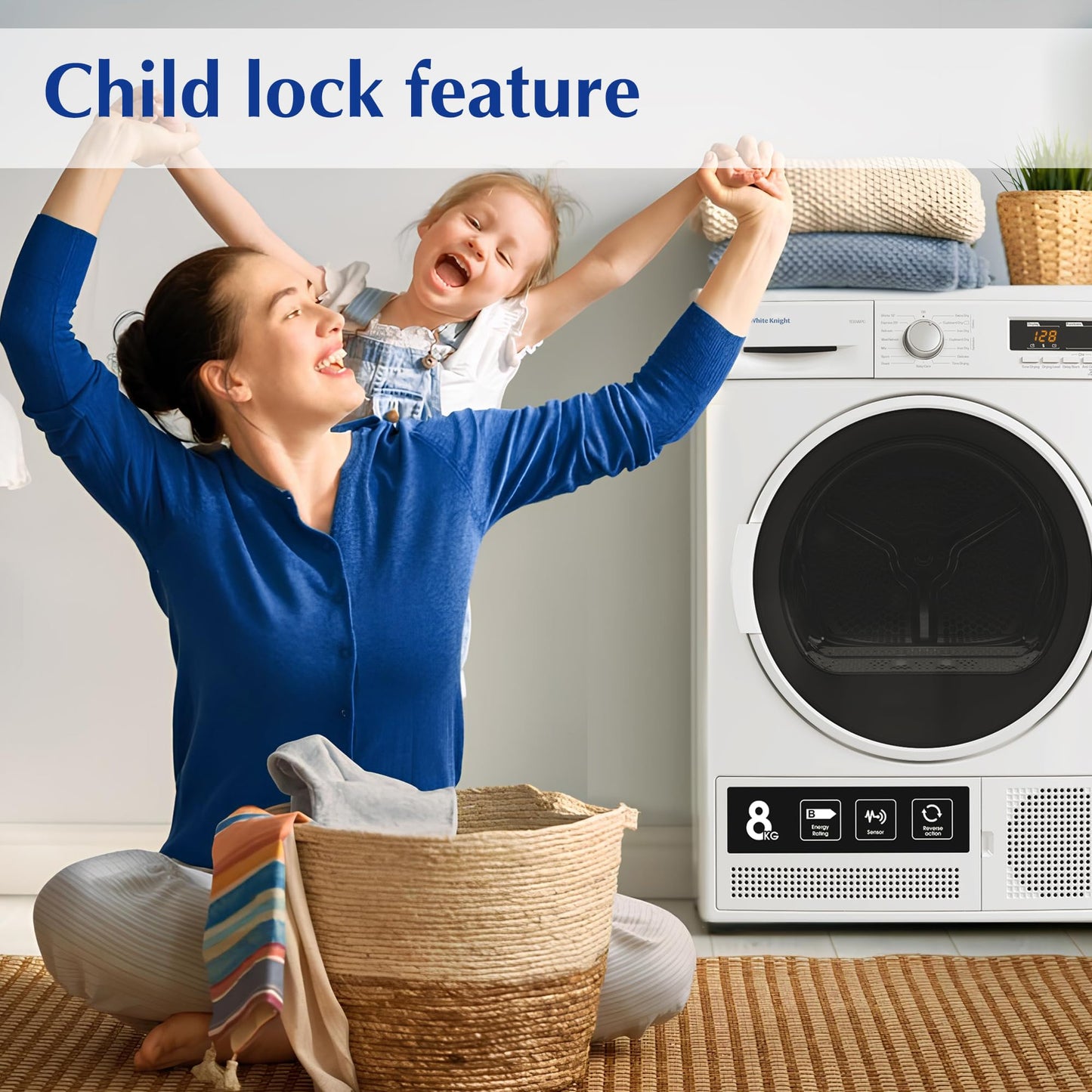 White Knight Condenser Sensor Tumble Dryer