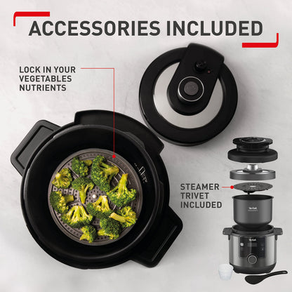 Tefal Turbo Cuisine & Fry, 7.6L Electric Pressure Cooker