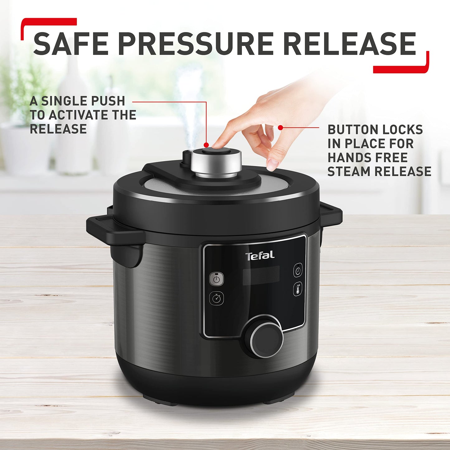 Tefal Turbo Cuisine & Fry, 7.6L Electric Pressure Cooker