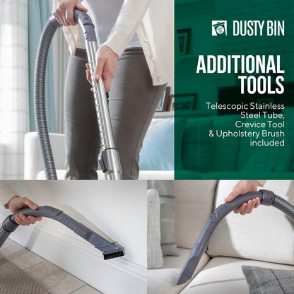 Dusty Bin Bagless Cylinder Vacuum Cleaners