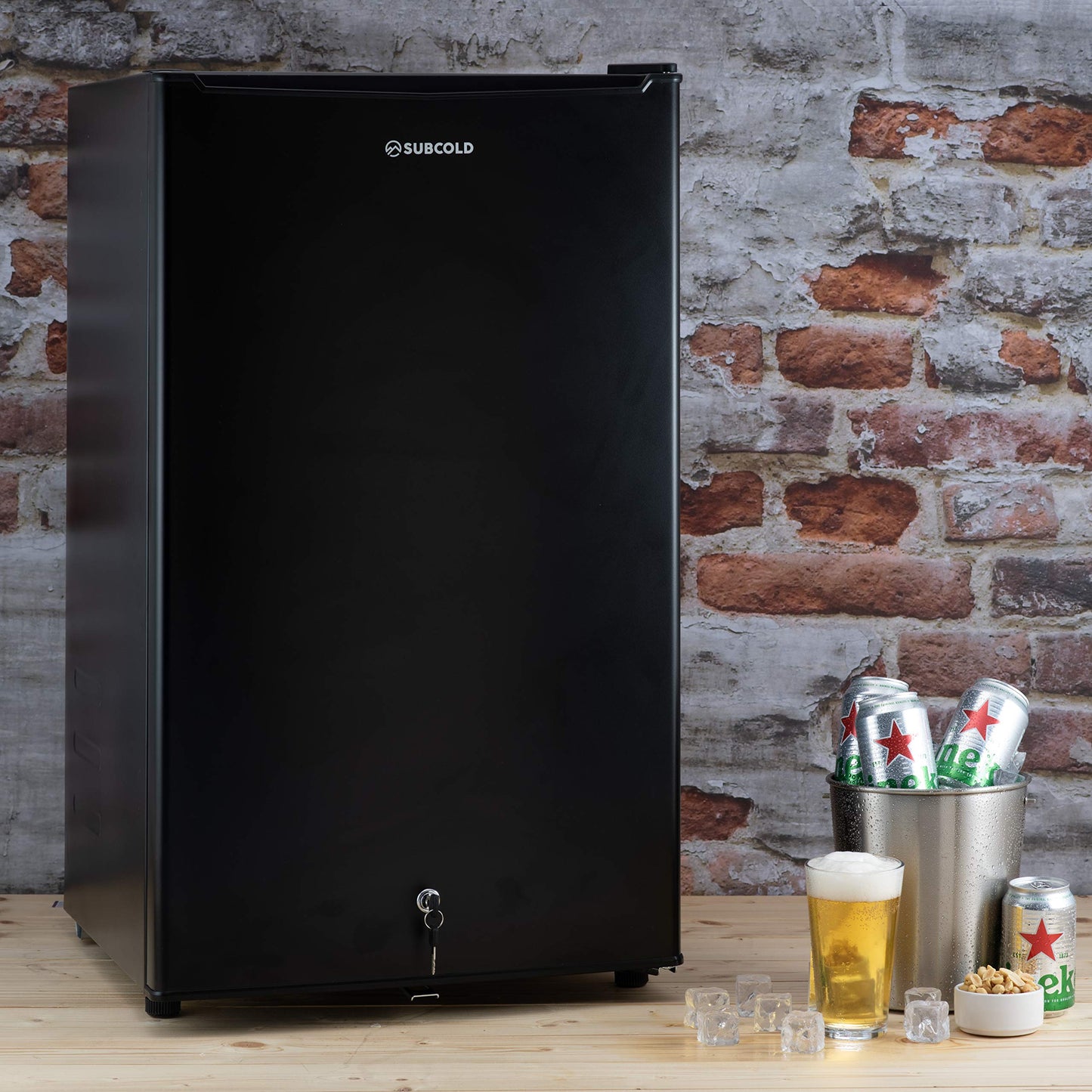 Subcold Eco100 LED Under-Counter Black Fridge