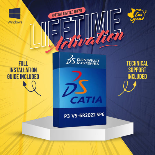 DS CATIA P3 V5-6R2022 SP6 digital software